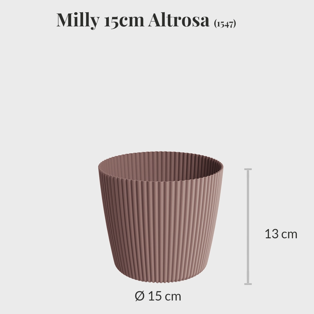2er Übertopfset 2S Milly Weiß-Rosa