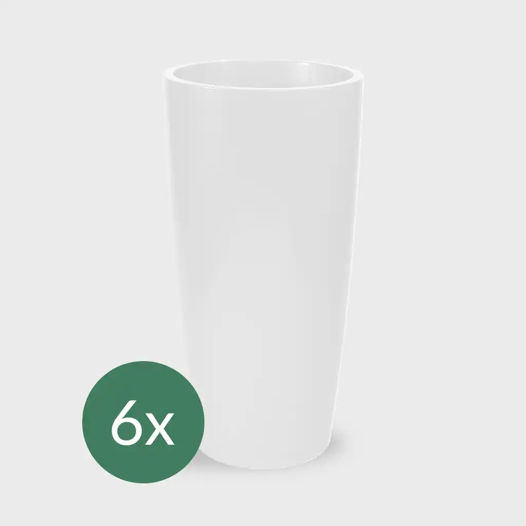 6er Übertopfset Hydro Business Pflanzgefäß Vase