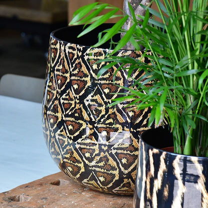 Animalprint Metalltopf 25cm