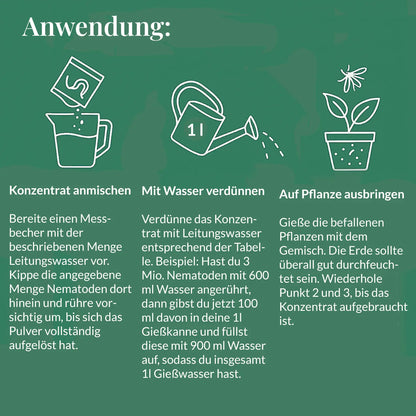 Starterset Trauermücken Adé: Nematoden und Gelbtafeln