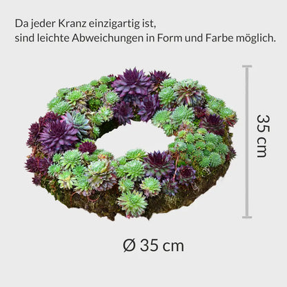 Trauerkranz optional mit Schleife Ø 35cm