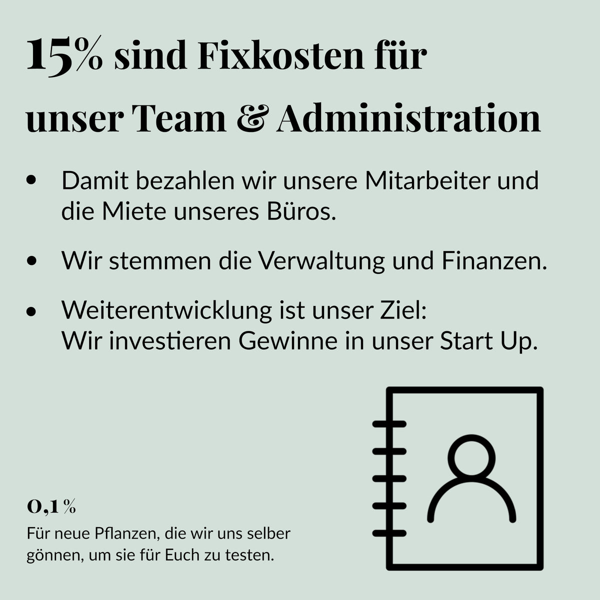 15% Fixkosten