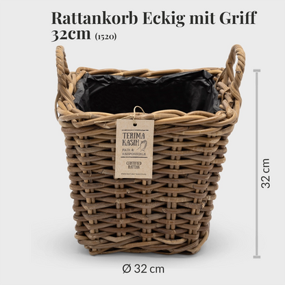 6er Übertopfset 1L 1M 4S Korb