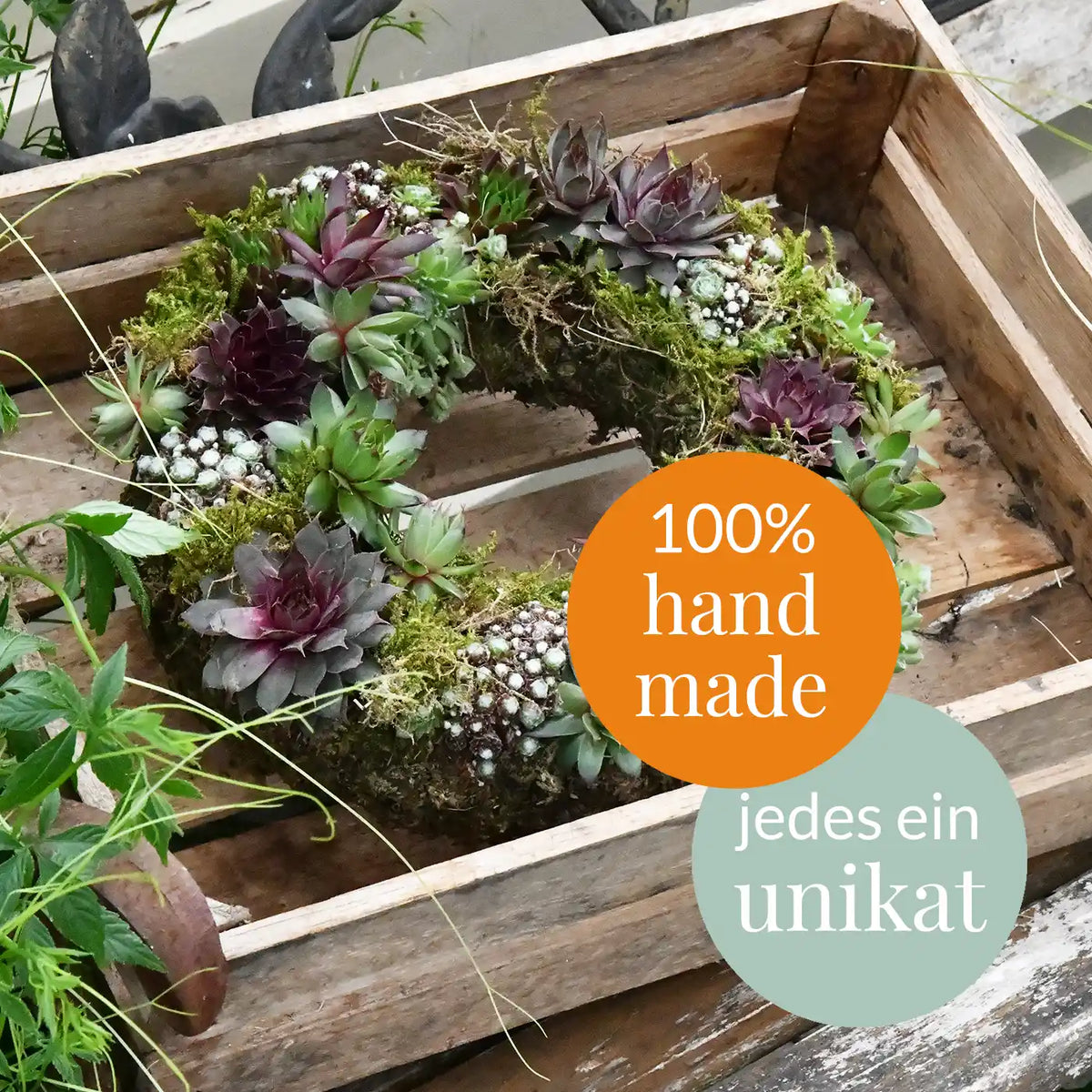 Langlebiger Grabschmuck Kranz Ø 35cm