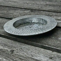 Tiefer Metallteller für Kränze 28cm
